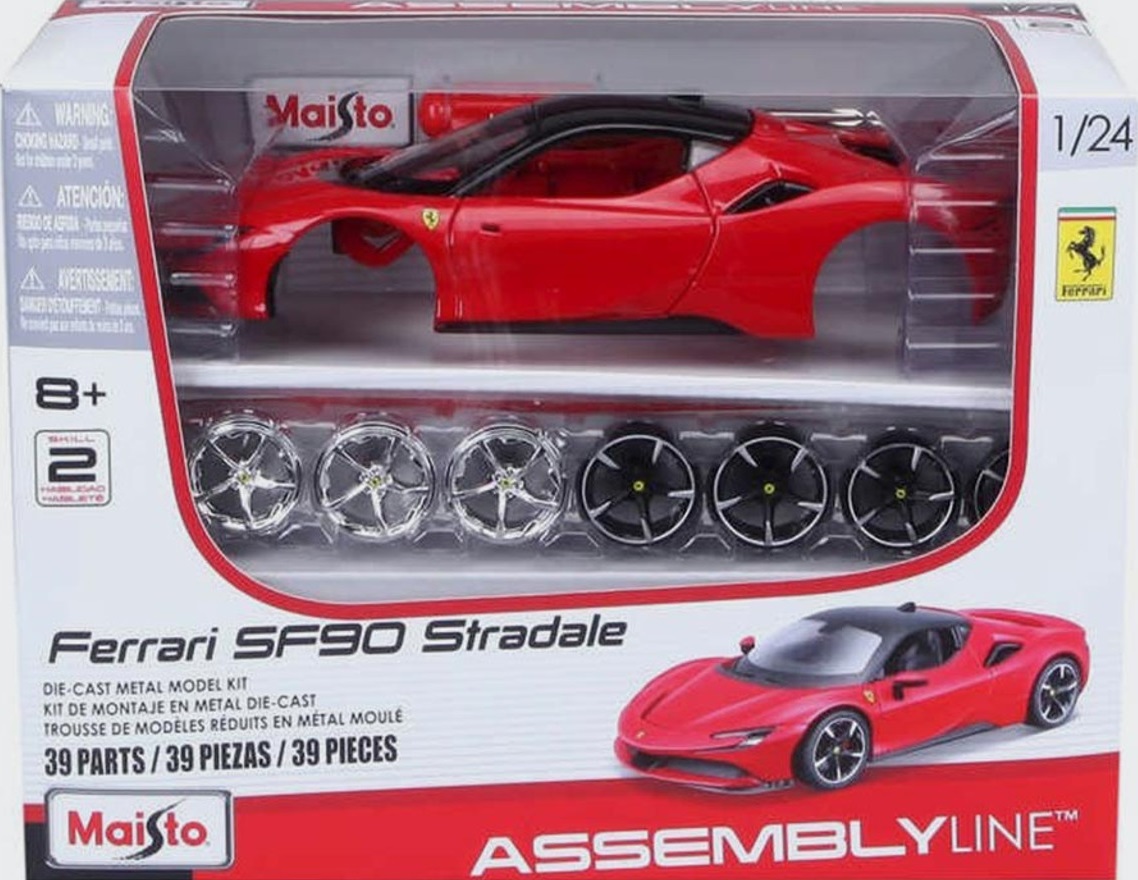 Models - Maisto Assembly Line Ferrari SF90 Stradale 1/24 : (New) for ...