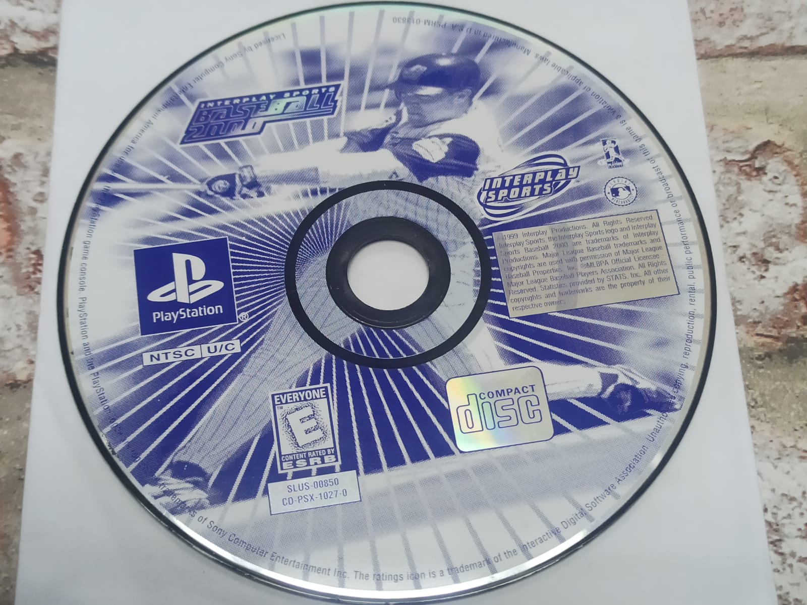 Interplay Sports Baseball 2000 : Ps1 Ntsc (pre-owned) – Game-over